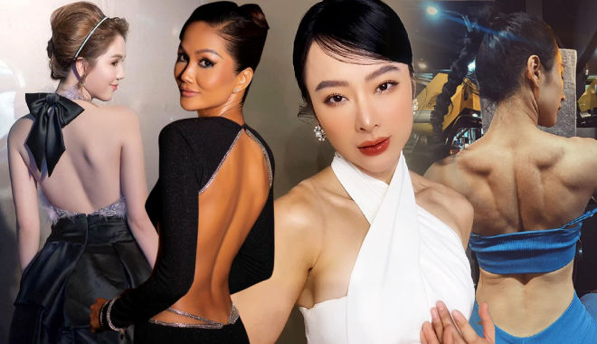 Mỹ nữ Việt khoe "điểm vàng": Ngọc Trinh có "xương cánh bướm" tuyệt đẹp