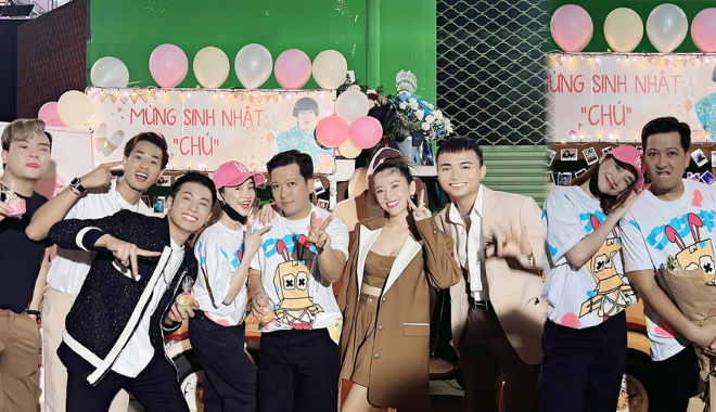 Sinh nhật tuổi 39 của Trường Giang: Nhã Phương tự tay trang trí tiệc