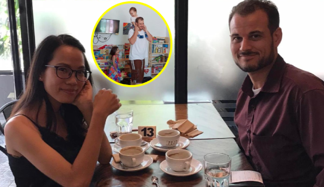 Cô gái Việt hốt được chồng Tây "điểm 10" nhờ một ly cà phê miễn phí 