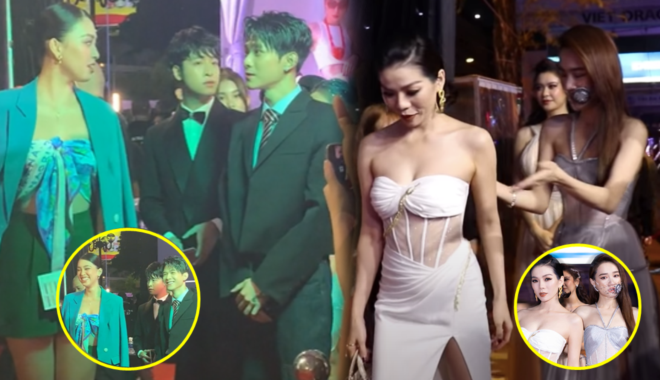 Hành động nhỏ ghi điểm lớn của sao Việt với tiền bối trên thảm đỏ 