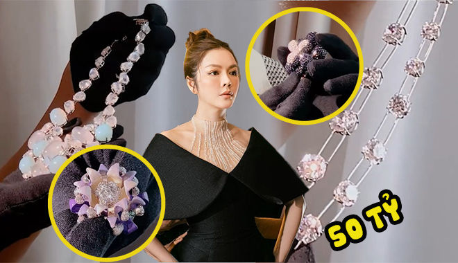 Lý Nhã Kỳ đi dự LHP Cannes: BST trang sức 50 tỷ, thêm váy áo là 100 tỷ