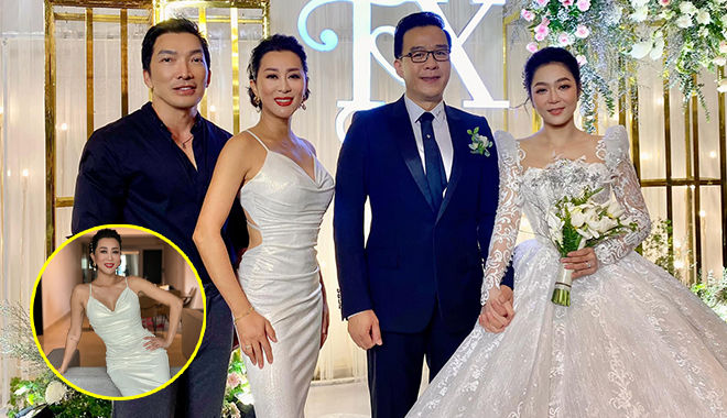 MC Kỳ Duyên lên đồ "không nể nang" khi dự đám cưới ca sĩ Hà Thanh Xuân
