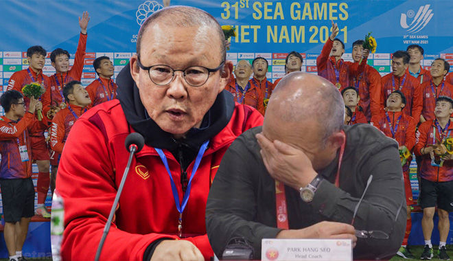 Tiết lộ lí do HLV Park Hang Seo khóc ở trận chung kết SEA Games 31