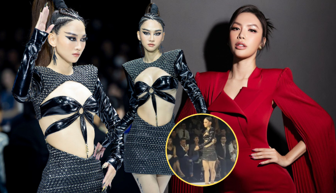 Đi ngược lại với số đông: Minh Tú ủng hộ Lê Bống trình diễn thời trang