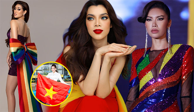 Mỹ nhân Việt diện váy lục sắc: Trân Đài tinh tế từ vali đến váy áo