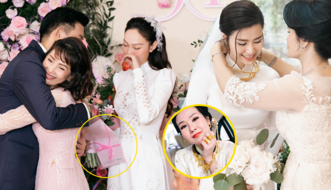 Mỹ nhân Việt được mẹ tặng quà xuất giá: vàng vòng, có cả sổ đỏ 