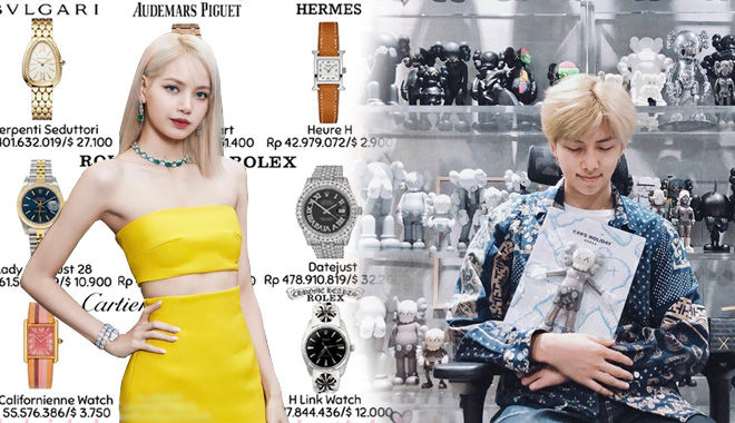 Bộ sưu tập "toàn mùi tiền" của idol Kpop: Đồng hồ Lisa cả tỷ đồng