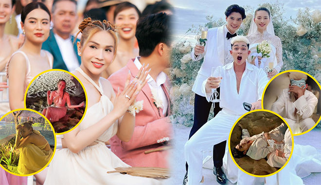 Sao Việt đi đám cưới đồng nghiệp: khi đi hết mình khi về hết hồn