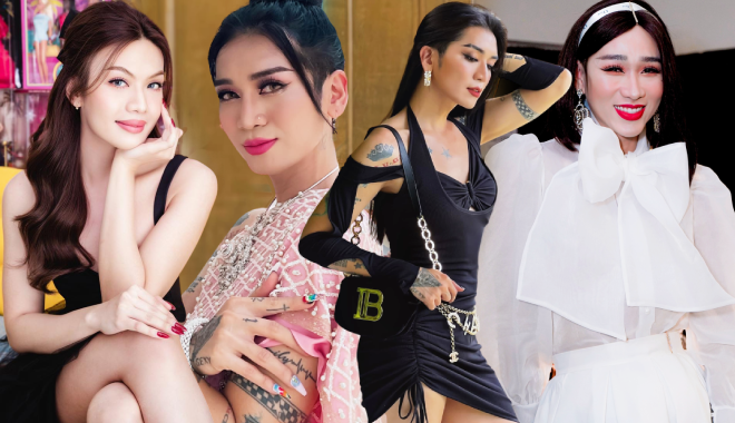 3 sao nam mê mặc đồ nữ nhất Vbiz: Đào Bá Lộc đẹp như "ngọc nữ"