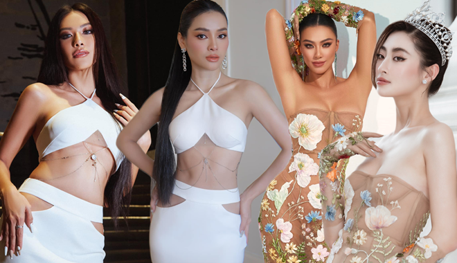 Á hậu 2 Hoa hậu Siêu Quốc gia 2022 "chạm trán" váy áo với loạt mỹ nhân