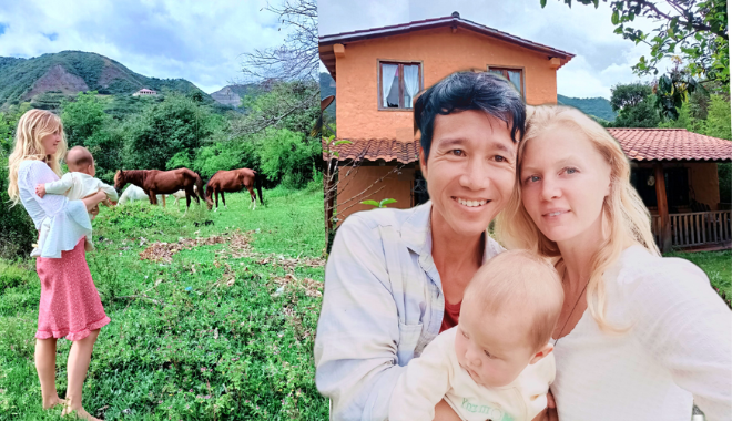 Cuộc sống "săn bắt hái lượm" của cặp đôi Việt - Mỹ ở thung lũng Nam Mỹ