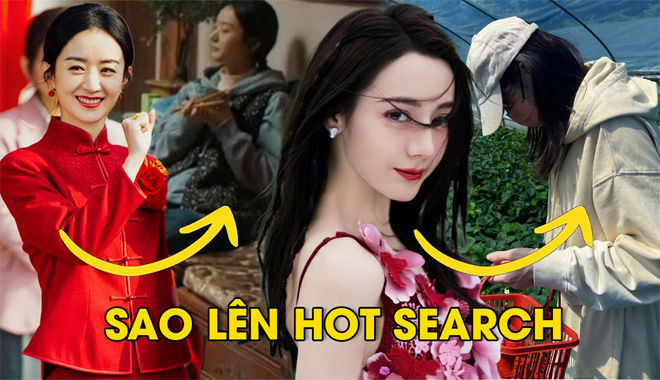 Mỹ nữ Cbiz đua nhau leo hot search: Lệ Dĩnh ngồi vắt chân lên ghế