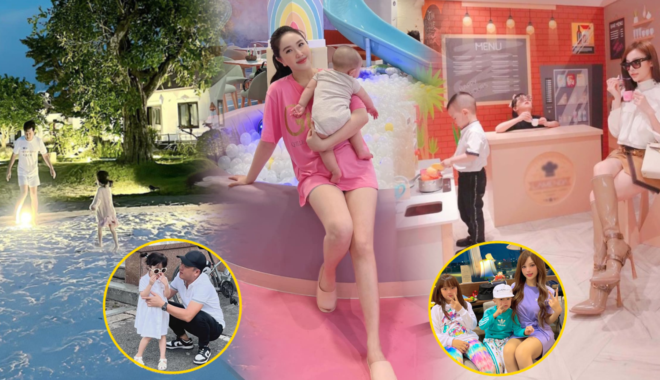 Sao Việt đầu tư khu vui chơi cho con trong biệt thự