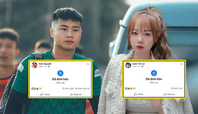 Thủ môn Văn Toản từng cập nhật đã kết hôn với bạn gái hơn tuổi