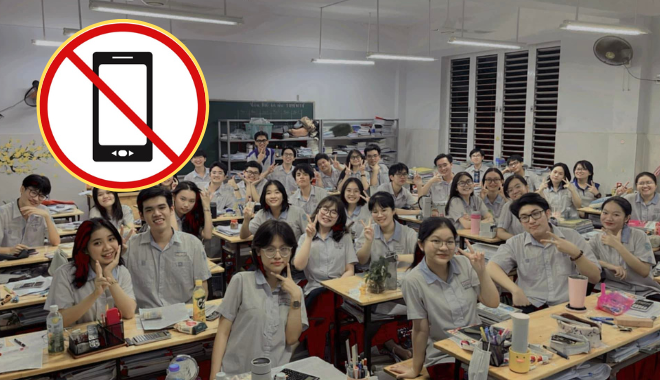 Lớp học nhiều điểm 10 nhất TP.HCM: Không dùng điện thoại 
