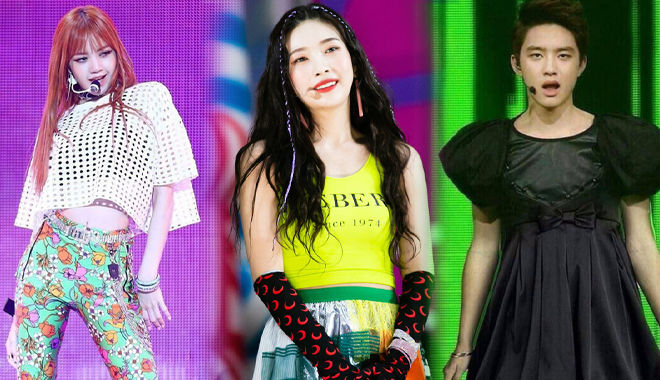 Outfit "tấu hài" của idol: Áo tay bèo của D.O là huyền thoại