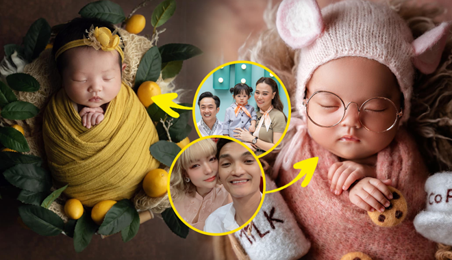 Ảnh đầu đời cưng xỉu của dàn nhóc tỳ nhà sao Việt