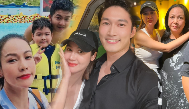Ảnh hot sao Việt 4/8: Nhật Kim Anh và chồng cũ đưa con đi Singapore