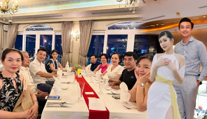 Chưa về làm dâu, Lê Âu Ngân Anh được lòng nhà chồng, dự mọi cuộc vui