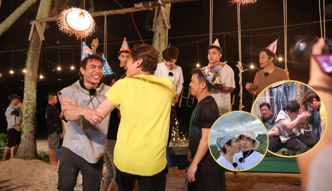 Full drama Kiều Minh Tuấn hất nước Dương Lâm ở show thực tế