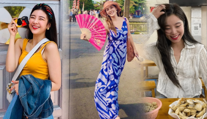 Mỹ nhân Hàn mê du lịch Việt: Nữ minh tinh Eugene thả dáng ở Hội An
