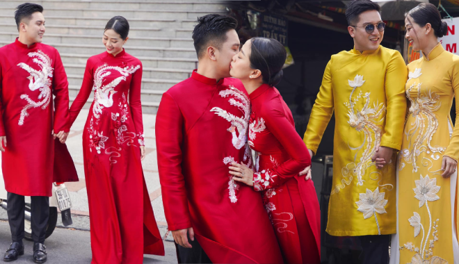Liêu Hà Trinh tung loạt ảnh cưới mới: Chuộng trang phục cổ điển