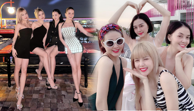 "Tứ nữ họ Thiều" khoe sắc: Visual đỉnh bất chấp, chân dài nuột nà