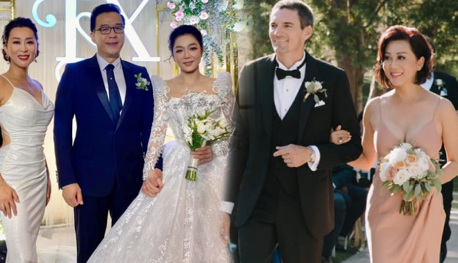Làm phù dâu đám cưới, MC Nguyễn Cao Kỳ Duyên bị nhầm là cô dâu