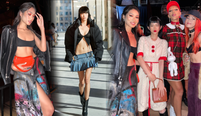 Mỹ nữ Vbiz ở New York Fashion Week: Linh Ka nổi bật khi đọ sắc