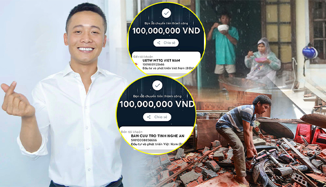 Quang Linh Vlog chi tiền ủng hộ miền Trung: Dù ở đâu cũng nhớ về quê 