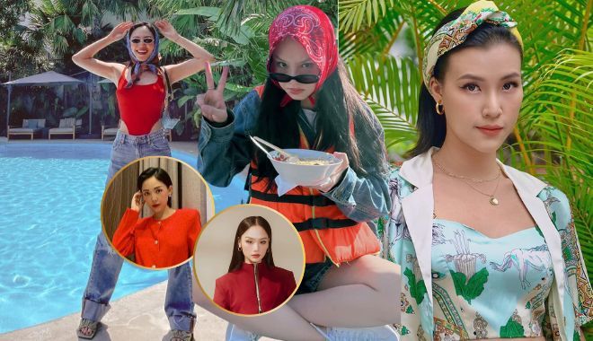 Sao Việt mê mẩn mốt quàng khăn: Miu Lê có cả bộ sưu tập