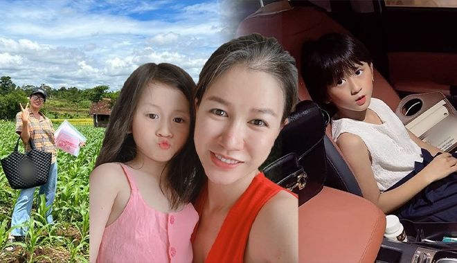 Con gái Trang Trần: Sinh nhật là được mẹ tặng thêm miếng đất
