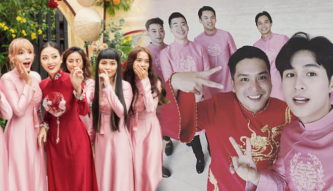Lễ rước dâu của Liêu Hà Trinh: Dàn phù dâu xinh mà "lầy"