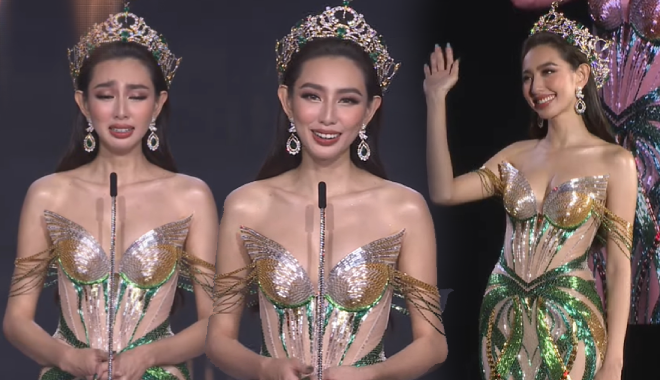 Màn final walk của Hoa hậu Thùy Tiên: Hào quang sáng rực
