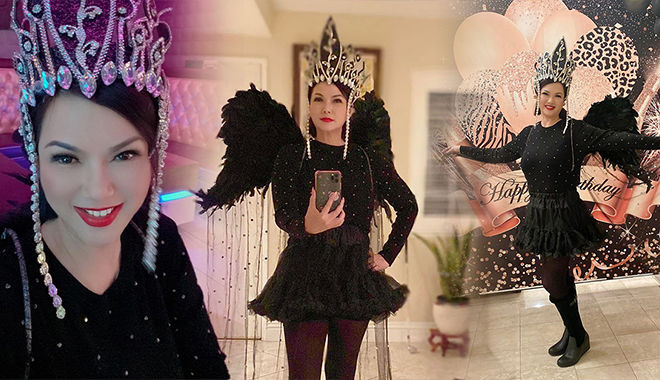 Bà xã cố danh hài Chí Tài hóa trang Halloween: 63 tuổi vẫn rạng rỡ