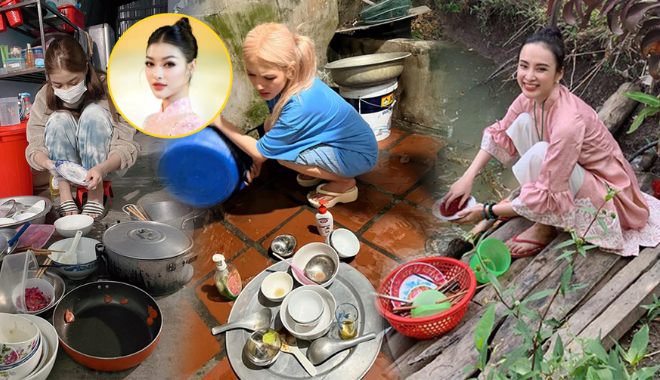 Sao Việt nổi đình đám, về quê vẫn phải rửa chén bát: Xoài Non đảm đang