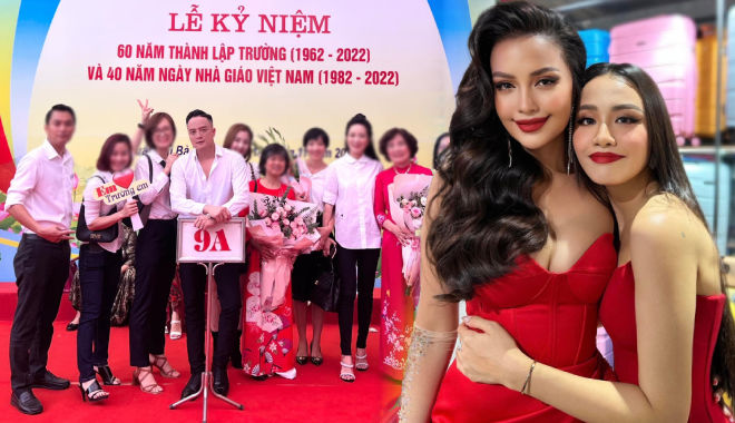 Ảnh hot sao Việt 20/11: Cao Thái Sơn về thăm trường cũ sau 30 năm