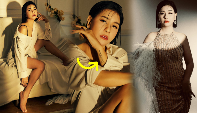 Cát Phượng tái xuất showbiz: Nhan sắc lên hương, giữ hình xăm cũ