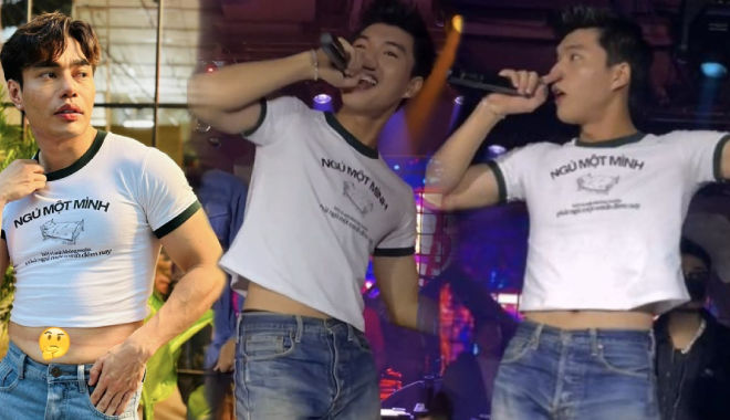 HIEUTHUHAI vừa diện croptop ngắn cũn đi diễn, Dương Lâm cosplay ngay