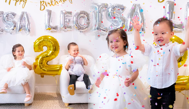 Sinh nhật 2 tuổi của Lisa - Leon: Hà Hồ mong các con sống thật vui