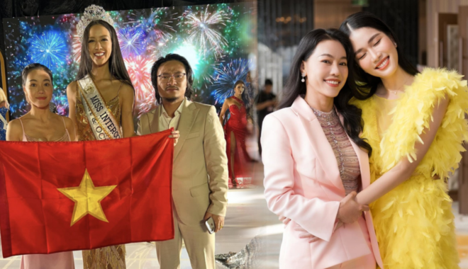 "Bà trùm Hoa hậu" cưng đàn em: Sang Nhật ủng hộ Phương Anh