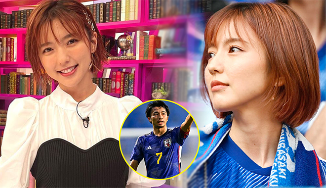 Cô vợ xinh đẹp của tuyển thủ Nhật Bản: Từng là chân dài có tiếng