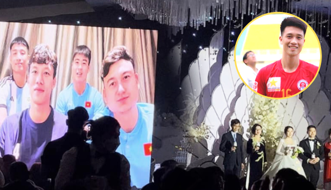Đồng đội đám cưới ngay mùa giải, Quế Hải - Văn Lâm tham dự tiệc online