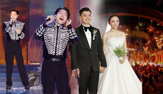 Đức Phúc không ngại "đội mưa" hát tại đám cưới lớn nhất Việt Nam