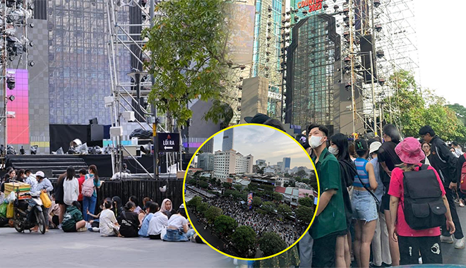 Giới trẻ Sài thành vây kín phố đi bộ "xí chỗ" cho đêm countdown 2023