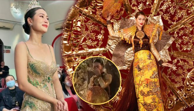 Hoa hậu Thiên Ân trình diễn lại Trúc Chỉ, bật khóc nức nở vì khán giả