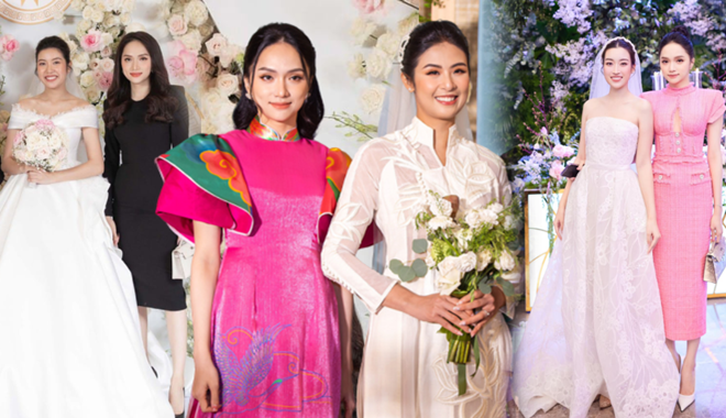 Hương Giang đi ăn cưới tinh tế hết phần: Nhường spotlight cho cô dâu