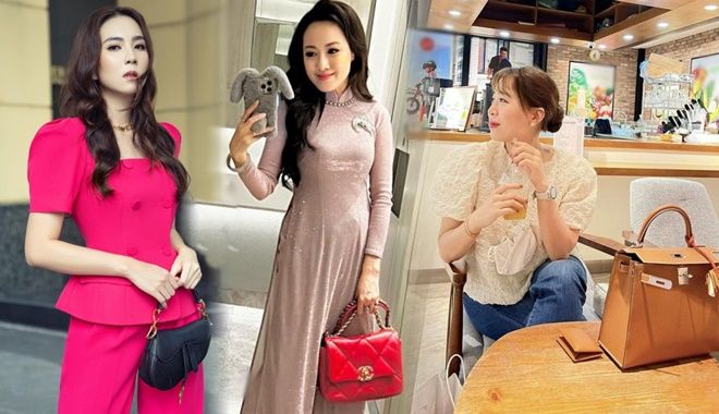 Khi BTV nhà đài "đổ" tiền cho túi hiệu: Hoài Anh toàn trăm "củ"