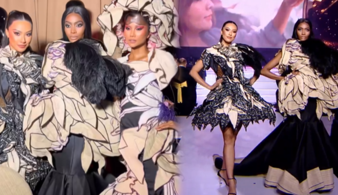 Kim Duyên đọ trình catwalk cùng đương kim Miss Supranational