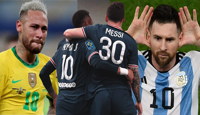 Số phận "trái ngược" của đôi bạn thân Messi và Neymar sau tứ kết